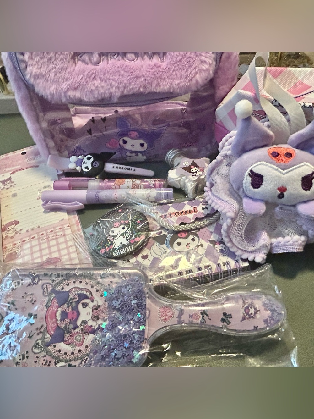 Purple Sanrio Kuromi Set